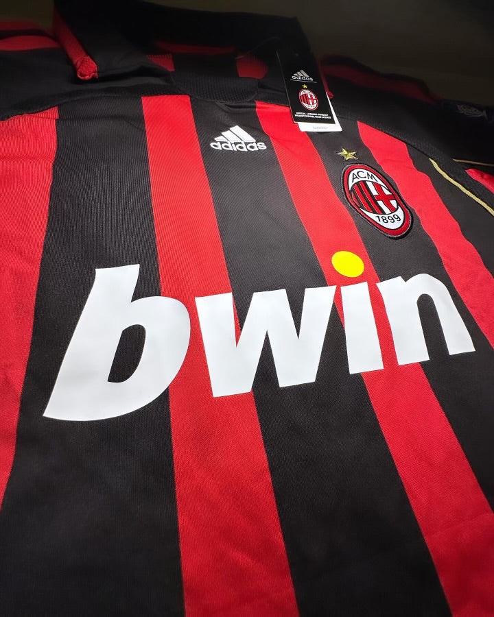 AC Milan 2006/07 Kaká #22 Champions League Long Sleeve Jersey