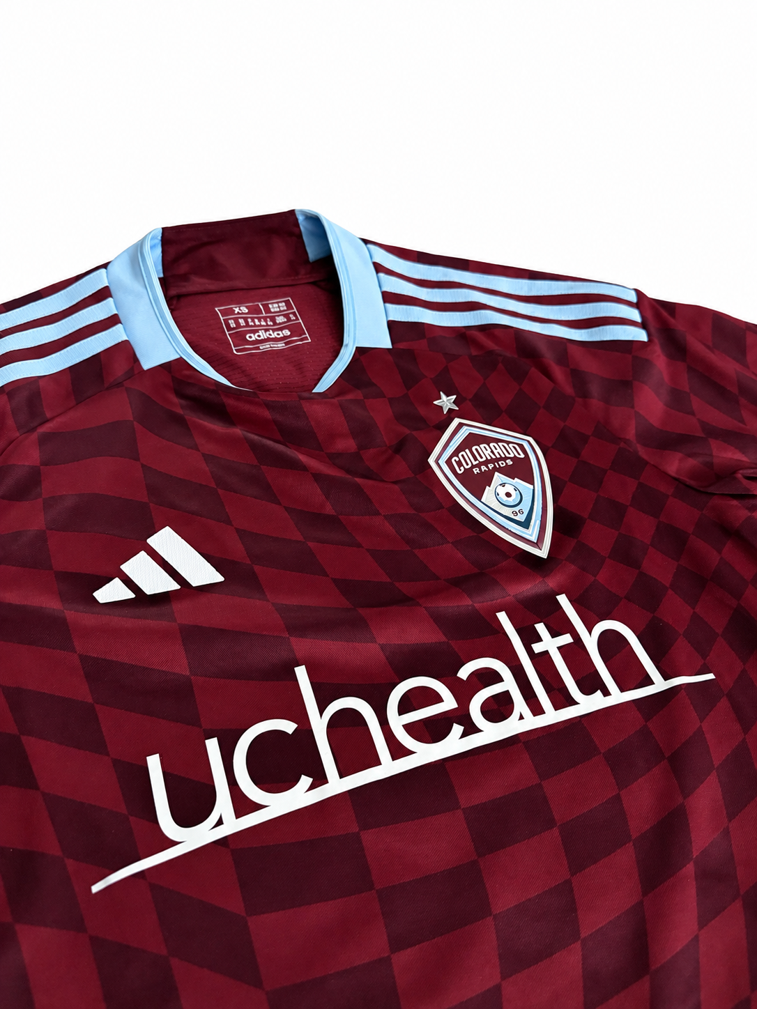 Colorado Rapids Adidas Burgundy Home Jersey – Maroon & Sky Blue Edition