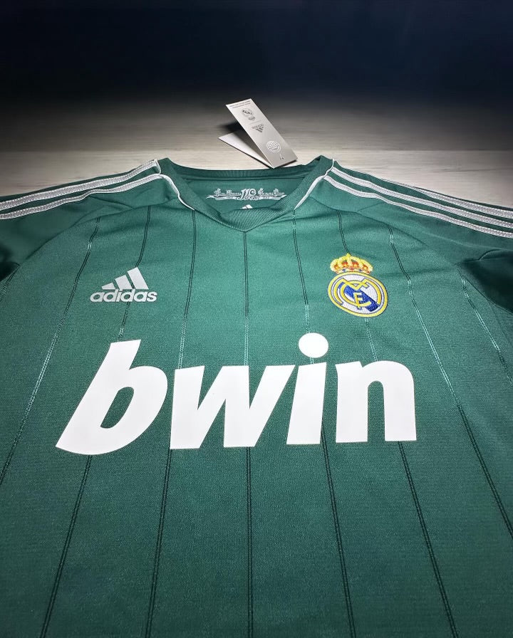Real Madrid 2012/13 Özil #10 Third Long Sleeve Jersey – Green