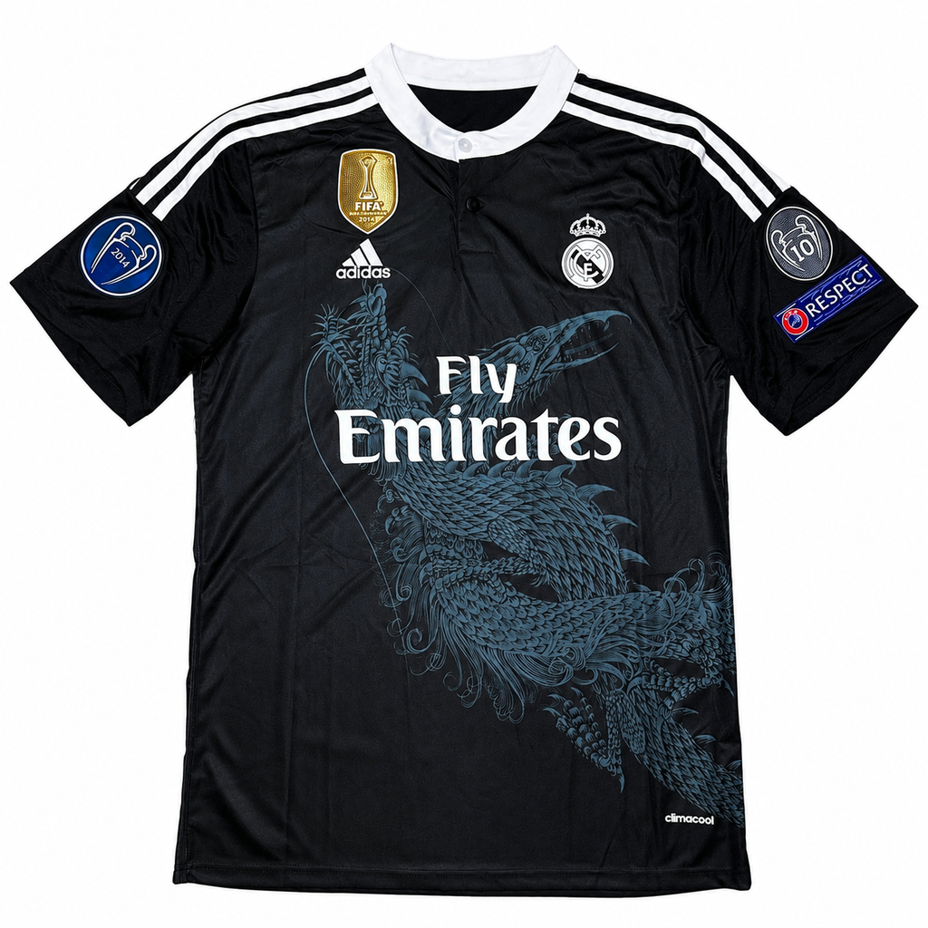 Real Madrid Ronaldo #7 Dragon Special Edition Jersey – Black