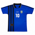 Diego Maradona Argentina 1994 #10 Away Jersey – Blue Retro Edition