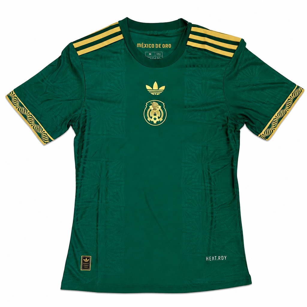 Mexico “México de Oro” Green & Gold Adidas Jersey