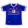 1998 France Zidane #10 Home Jersey – World Cup Edition