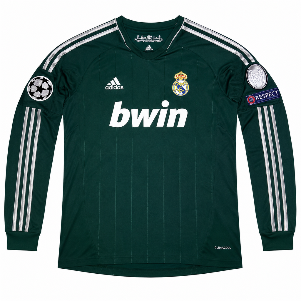 Real Madrid 2012/13 Özil #10 Third Long Sleeve Jersey – Green