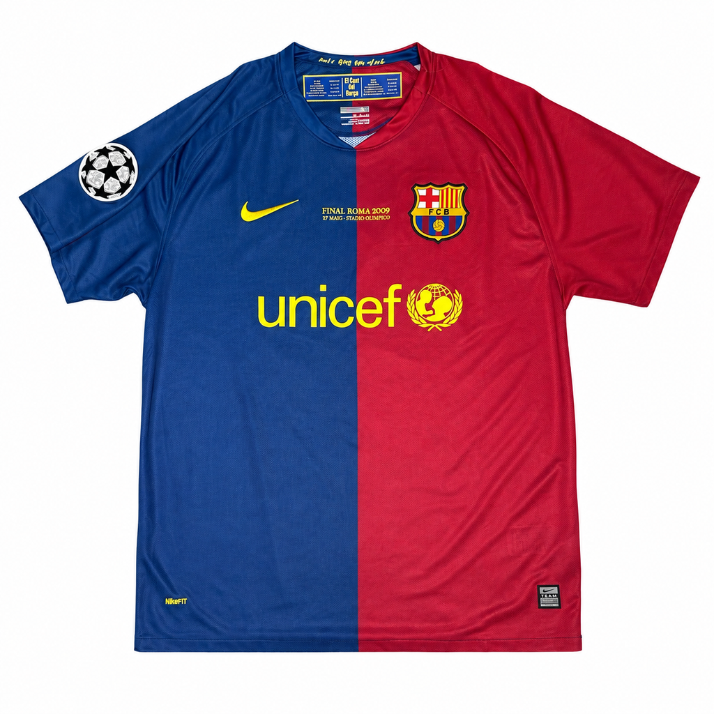 Lionel Messi Barcelona 2008/09 Champions League Final Jersey – #10