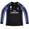 Real Madrid 2016/17 Ronaldo #7 Black Long Sleeve Jersey