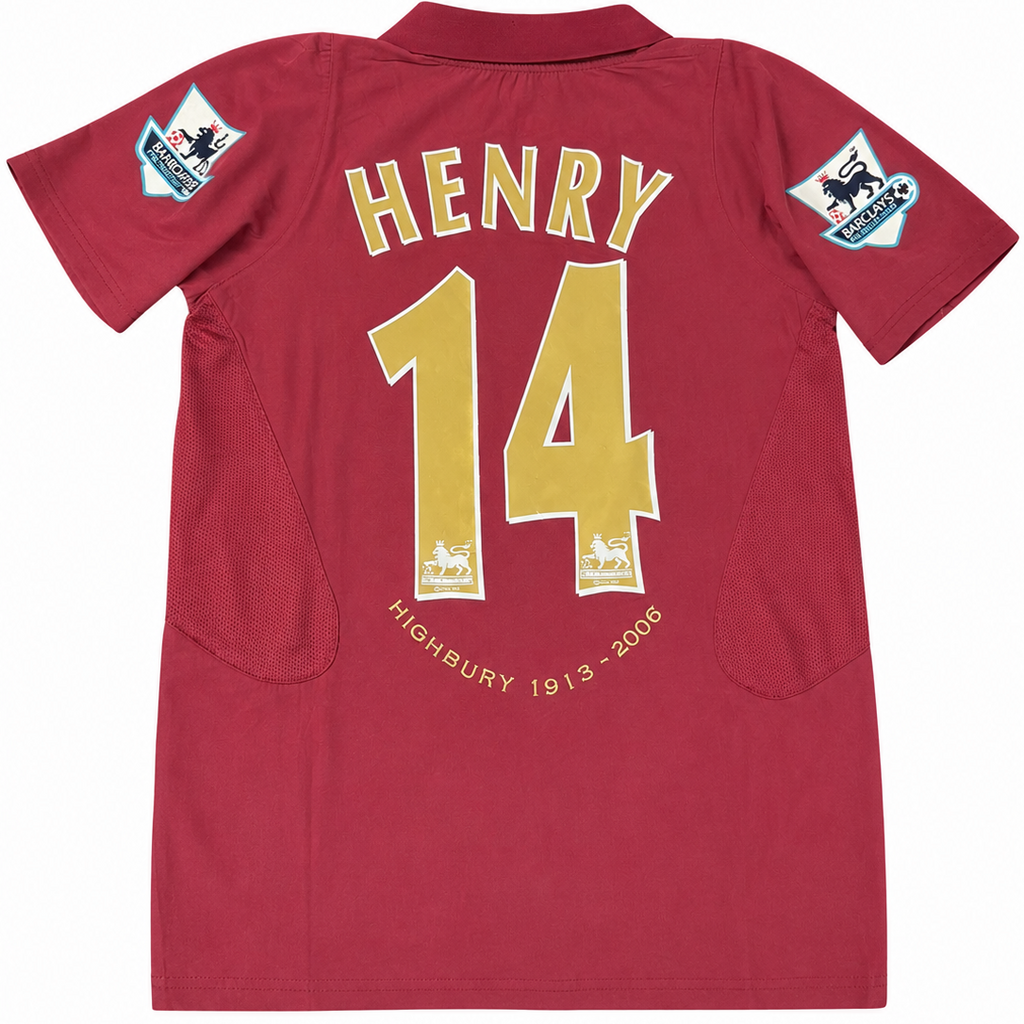 Arsenal Thierry Henry #14 2005–06 Highbury Farewell Jersey – Final Season Edition