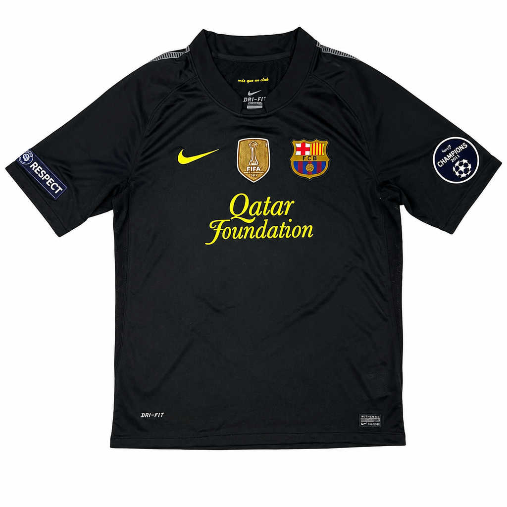 FC Barcelona 2011/12 Messi #10 Black Away Jersey