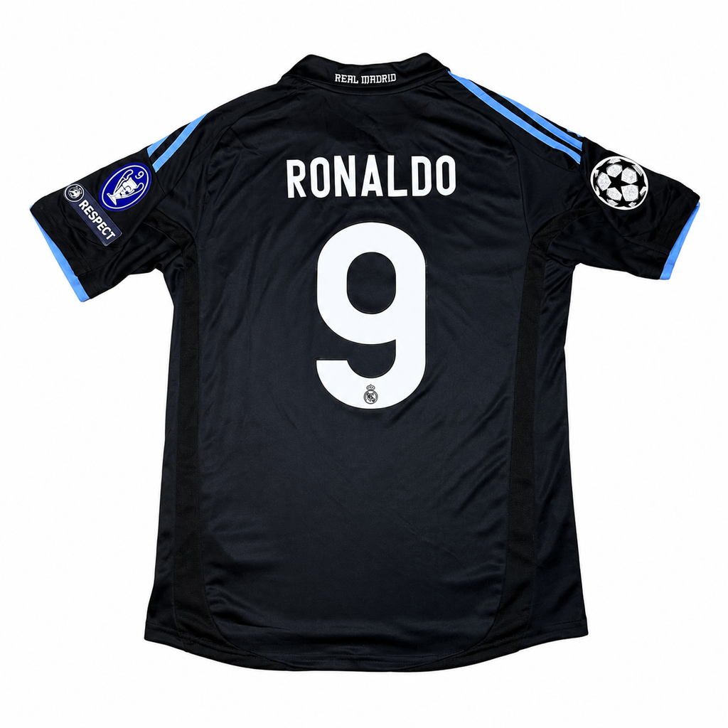 Real Madrid Cristiano Ronaldo #9 2009/10 Away Full Kit – Black