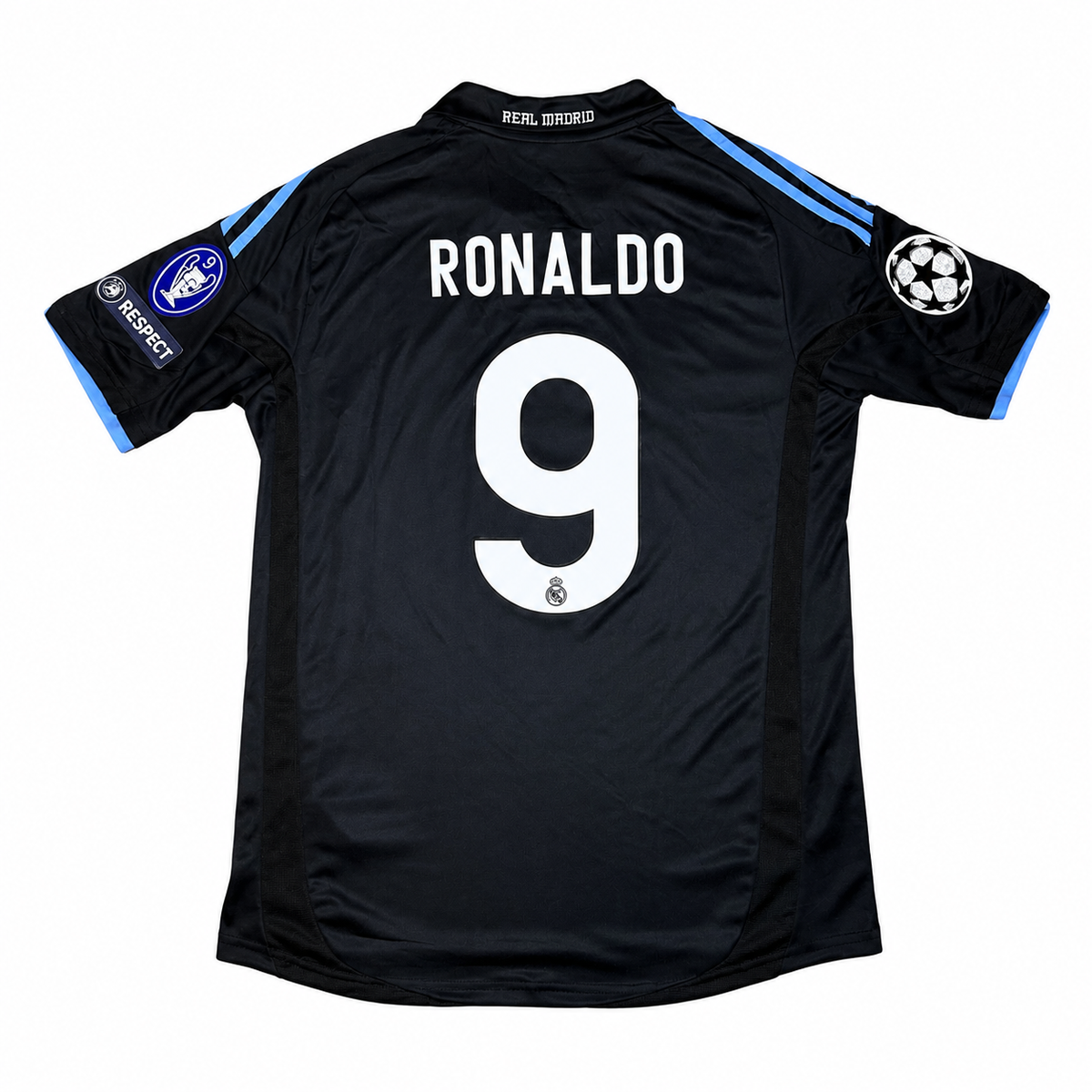 Real Madrid Cristiano Ronaldo #9 2009/10 Away Full Kit – Black