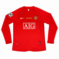 Manchester United Ronaldo #7 2008 Champions League Final Long Sleeve Jersey – Red