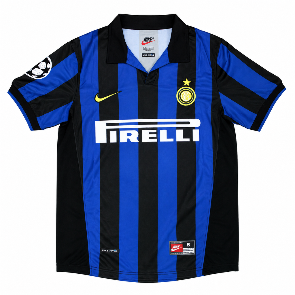 Ronaldo Nazário #9 Inter Milan Retro Champions League Jersey