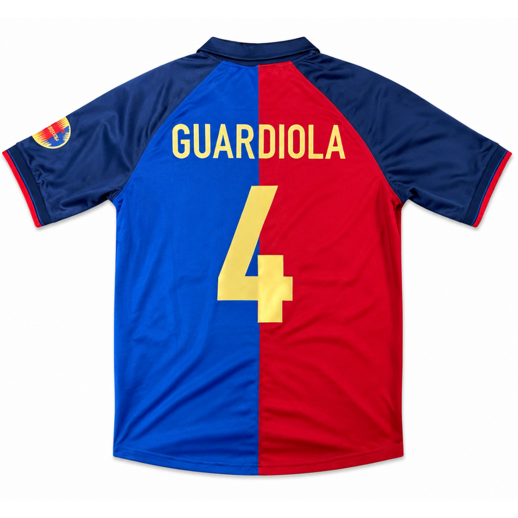 FC Barcelona Pep Guardiola #4 1899–1999 Centenary Jersey – Retro Anniversary Edition