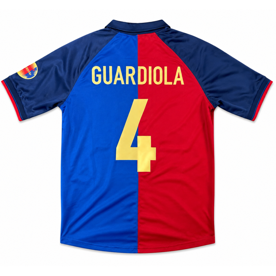 FC Barcelona Pep Guardiola #4 1899–1999 Centenary Jersey – Retro Anniversary Edition