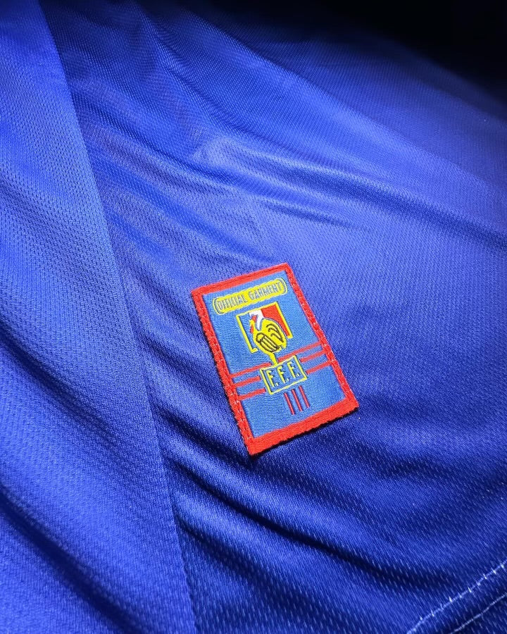 1998 France Zidane #10 Home Jersey – World Cup Edition