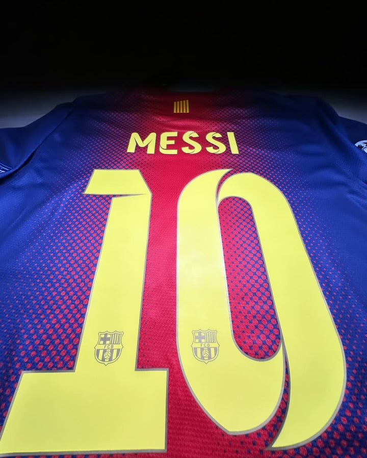 Lionel Messi Barcelona 2012/13 Home Long Sleeve Jersey – #10