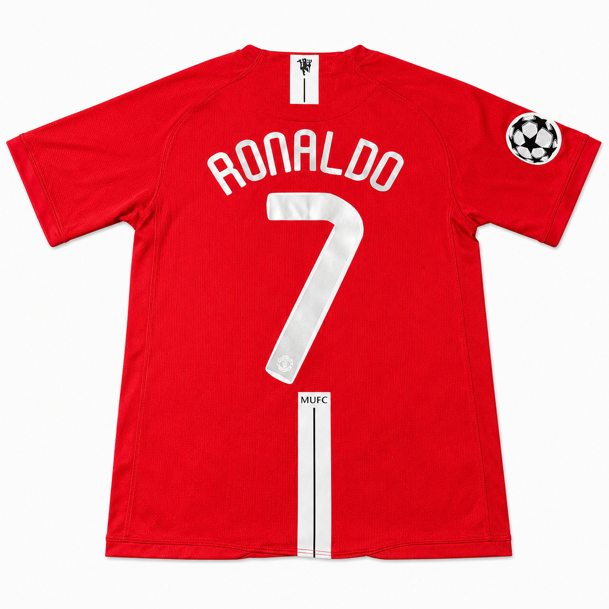 Manchester United Cristiano Ronaldo #7 2008 Champions League Final Jersey – Moscow Final Edition | Retro Red Devils Shirt