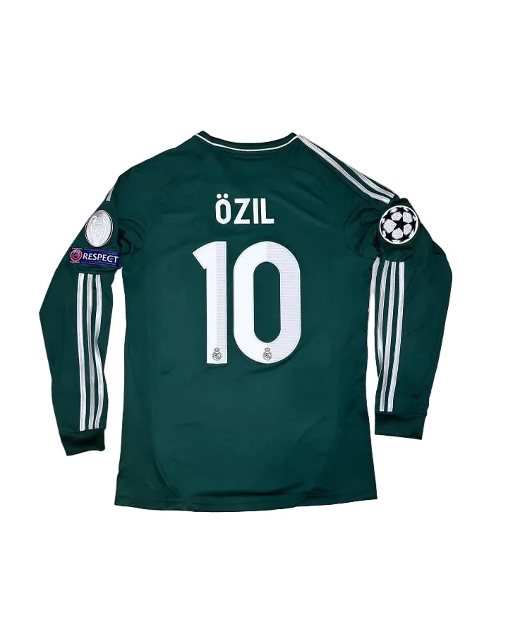 Real Madrid 2012/13 Özil #10 Third Long Sleeve Jersey – Green