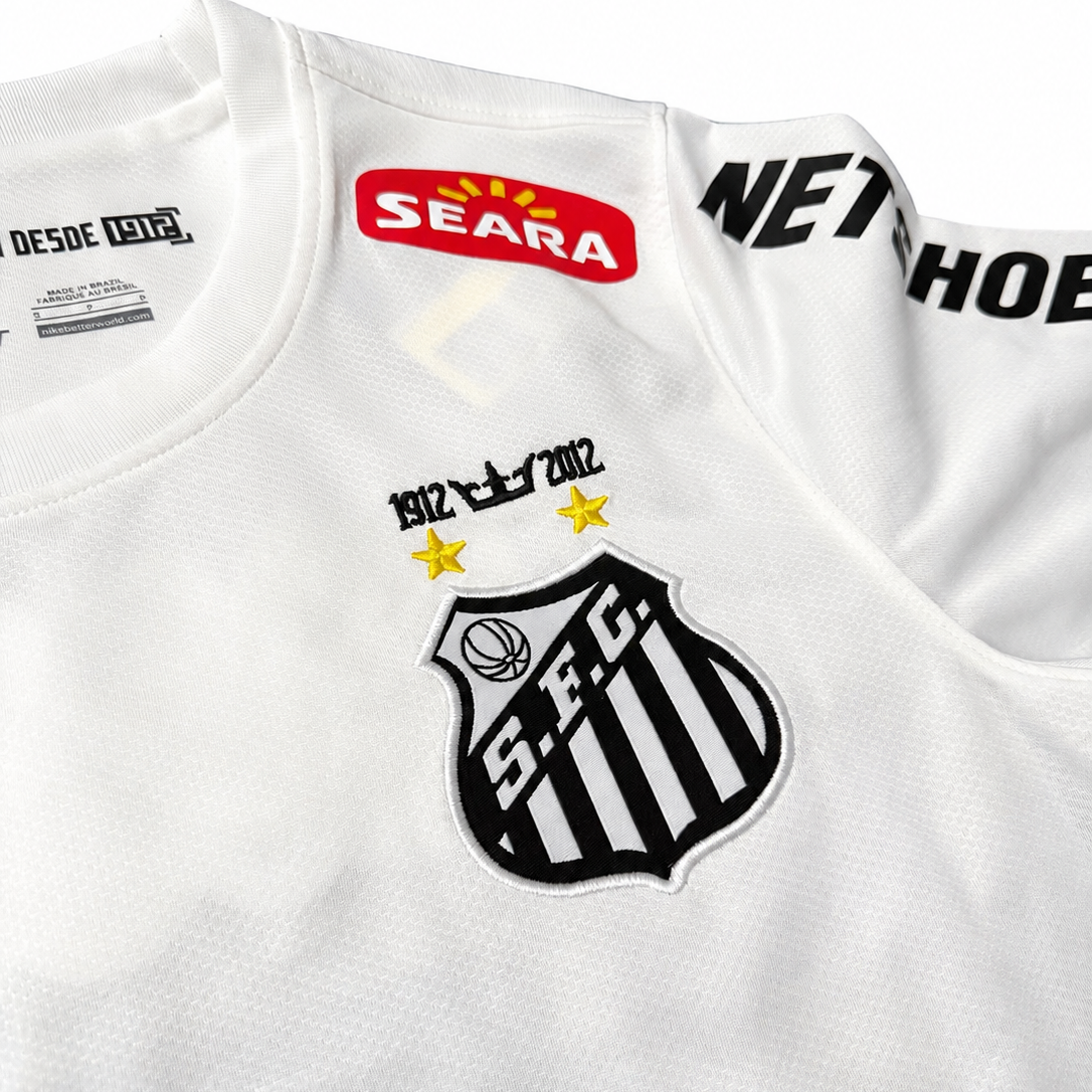 Santos FC Neymar Jr. #11 Home Jersey – Classic White Football Shirt | Retro Santos Kit