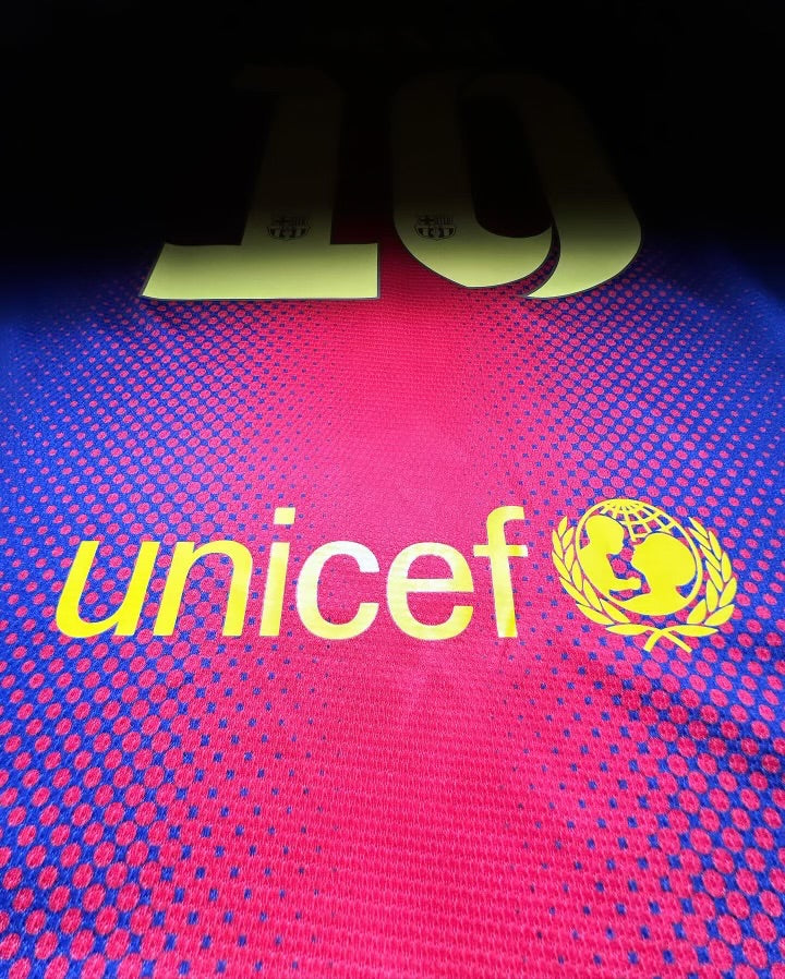 Lionel Messi Barcelona 2012/13 Home Long Sleeve Jersey – #10