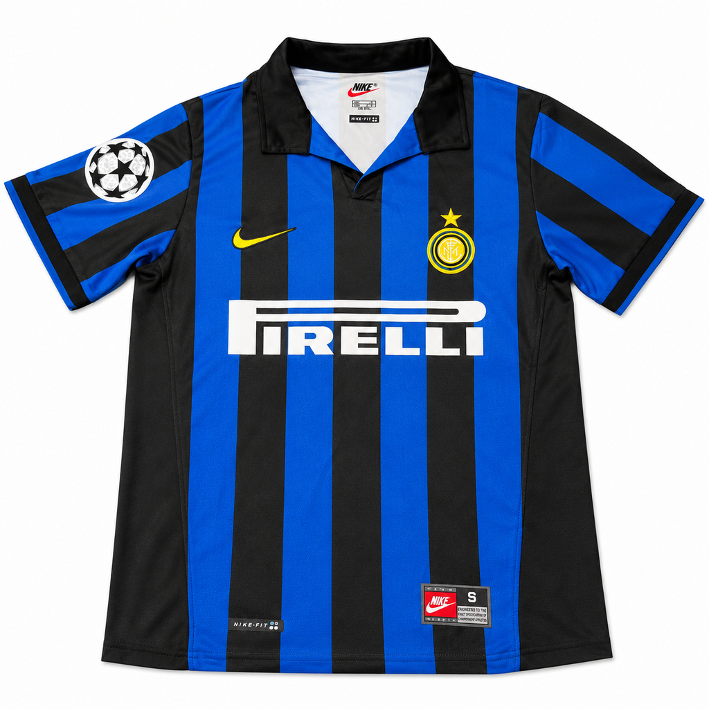 Inter Milan Ronaldo #9 Home Jersey – Retro Nerazzurri Football Shirt | Classic Inter Milan Kit