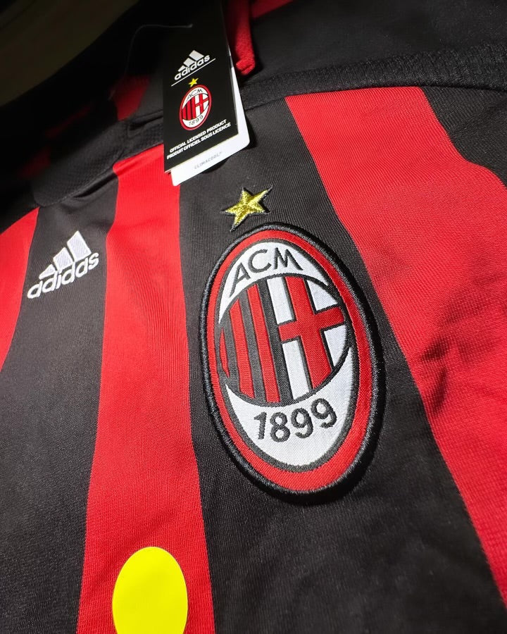 AC Milan 2006/07 Kaká #22 Champions League Long Sleeve Jersey