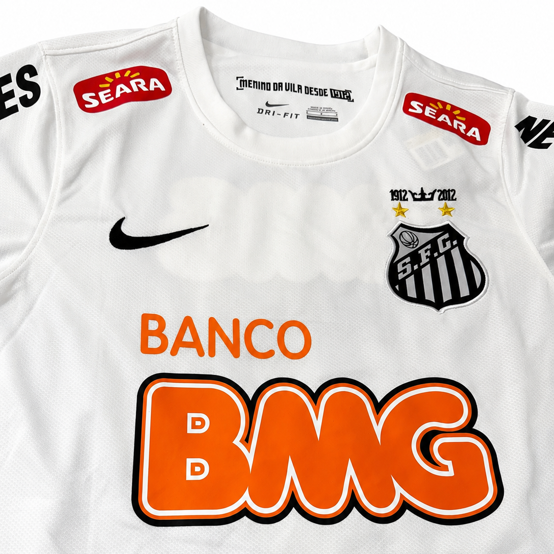Santos FC Neymar Jr. #11 Home Jersey – Classic White Football Shirt | Retro Santos Kit