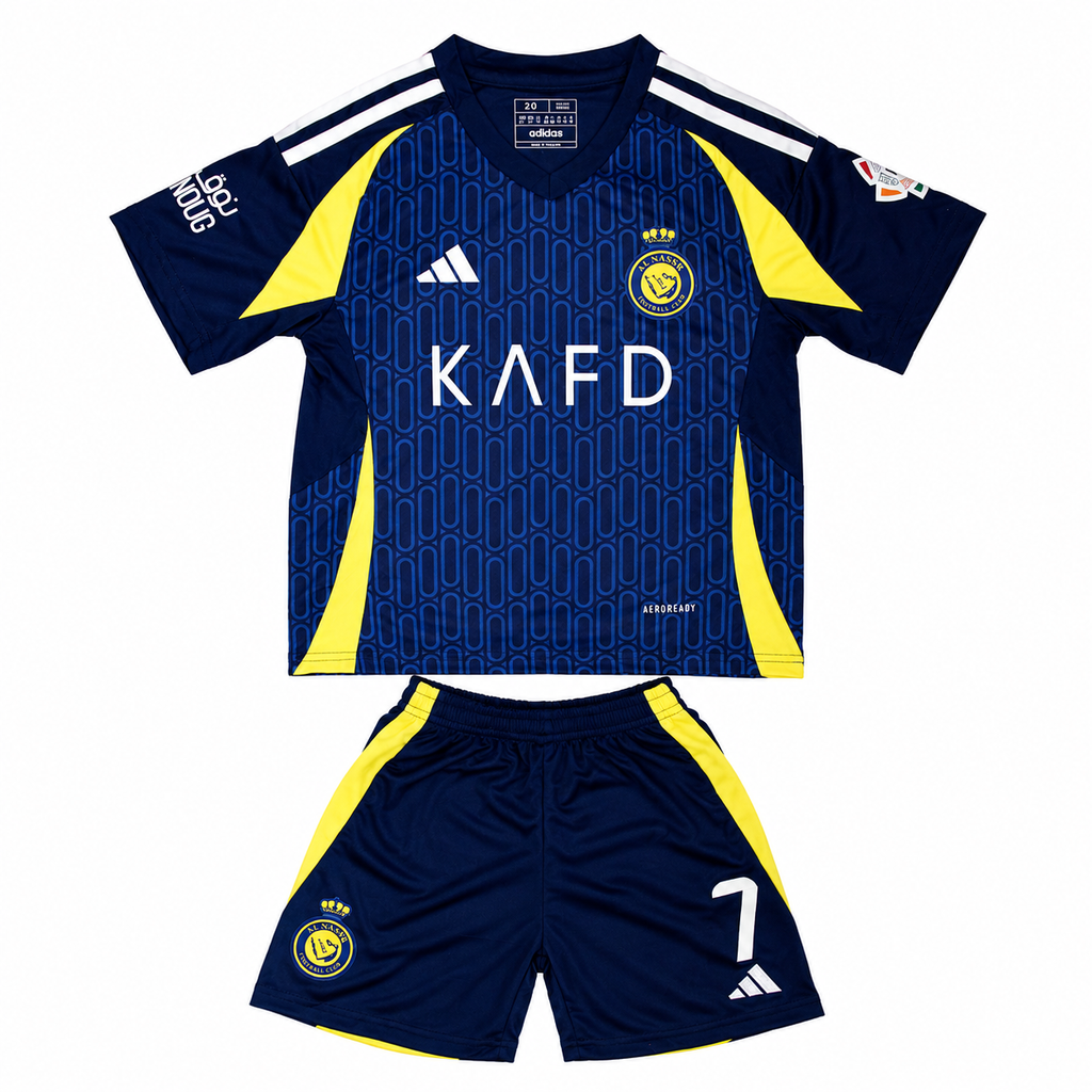 Al Nassr Cristiano Ronaldo #7 Navy Away Jersey