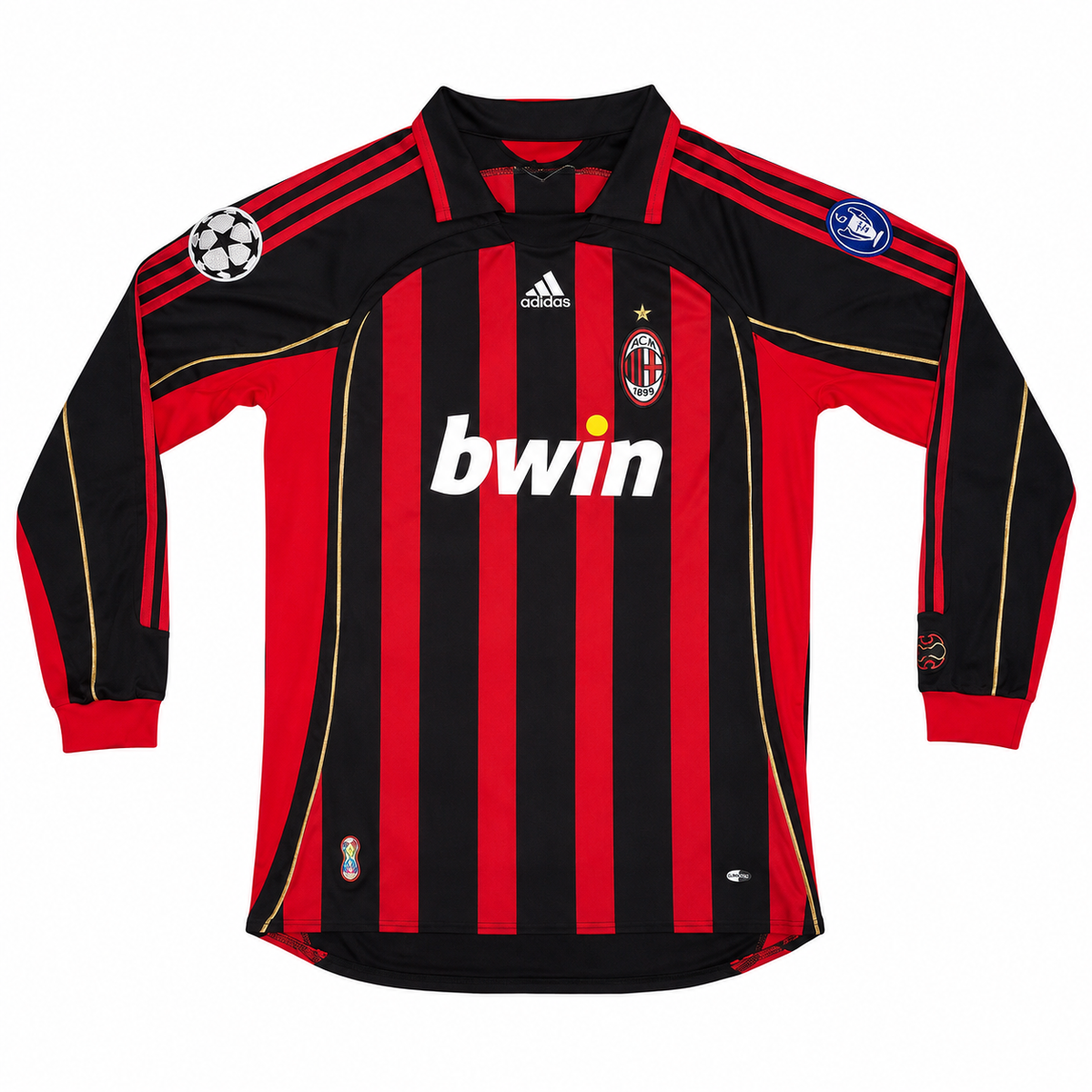 AC Milan 2006/07 Kaká #22 Champions League Long Sleeve Jersey