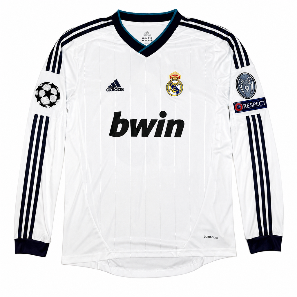 Mesut Özil #10 Real Madrid 2012/13 Home Long Sleeve Jersey