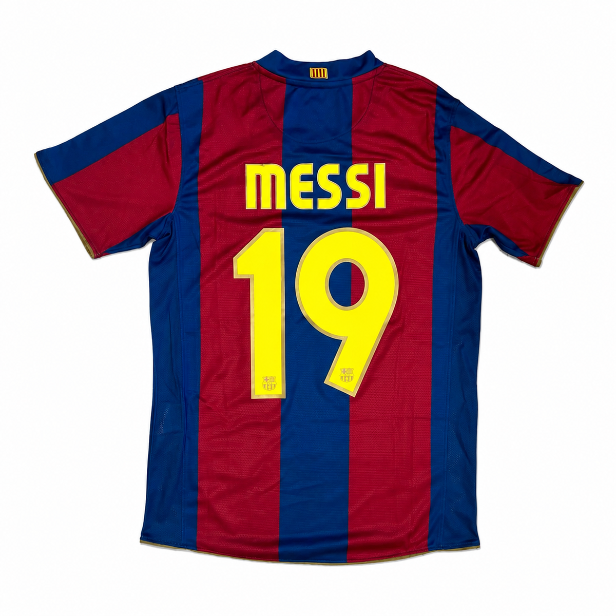 Lionel Messi Barcelona 2007 Camp Nou 50th Anniversary Jersey – #19