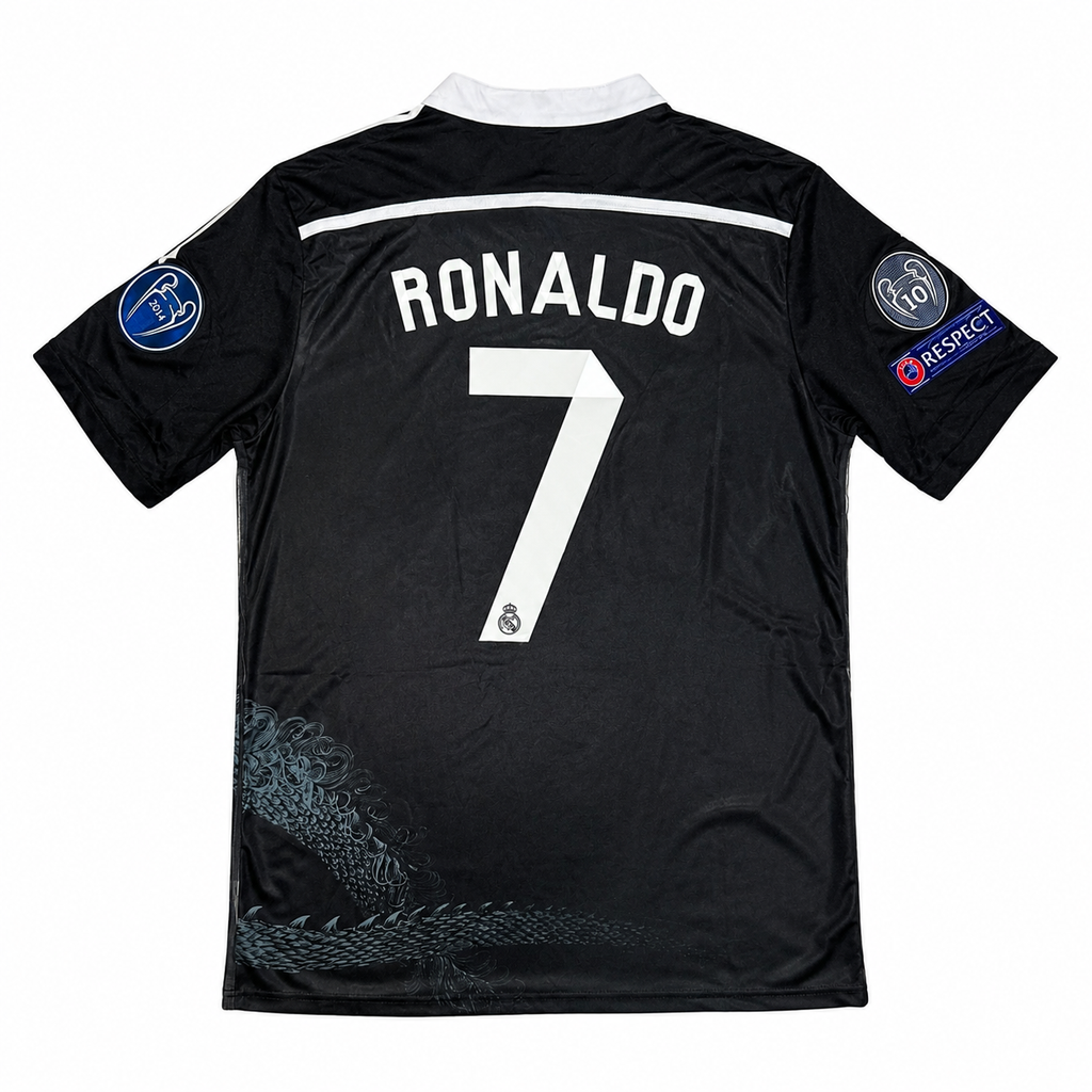 Real Madrid Ronaldo #7 Dragon Special Edition Jersey – Black