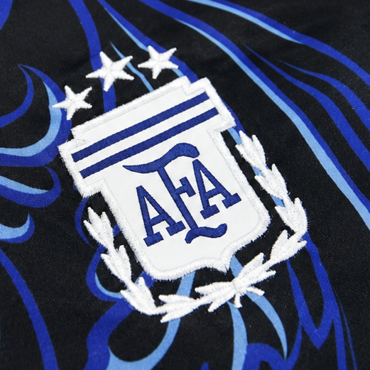 Argentina Away Heritage Cropped Soccer Top