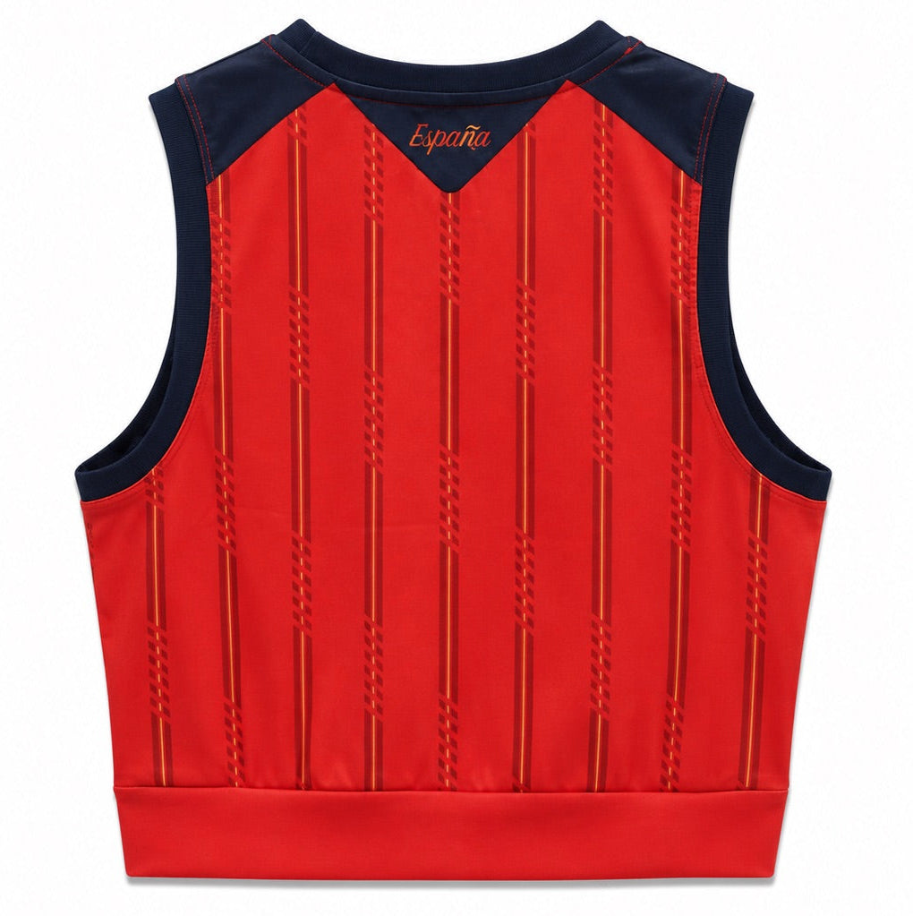 Spain World Cup Crop Tank