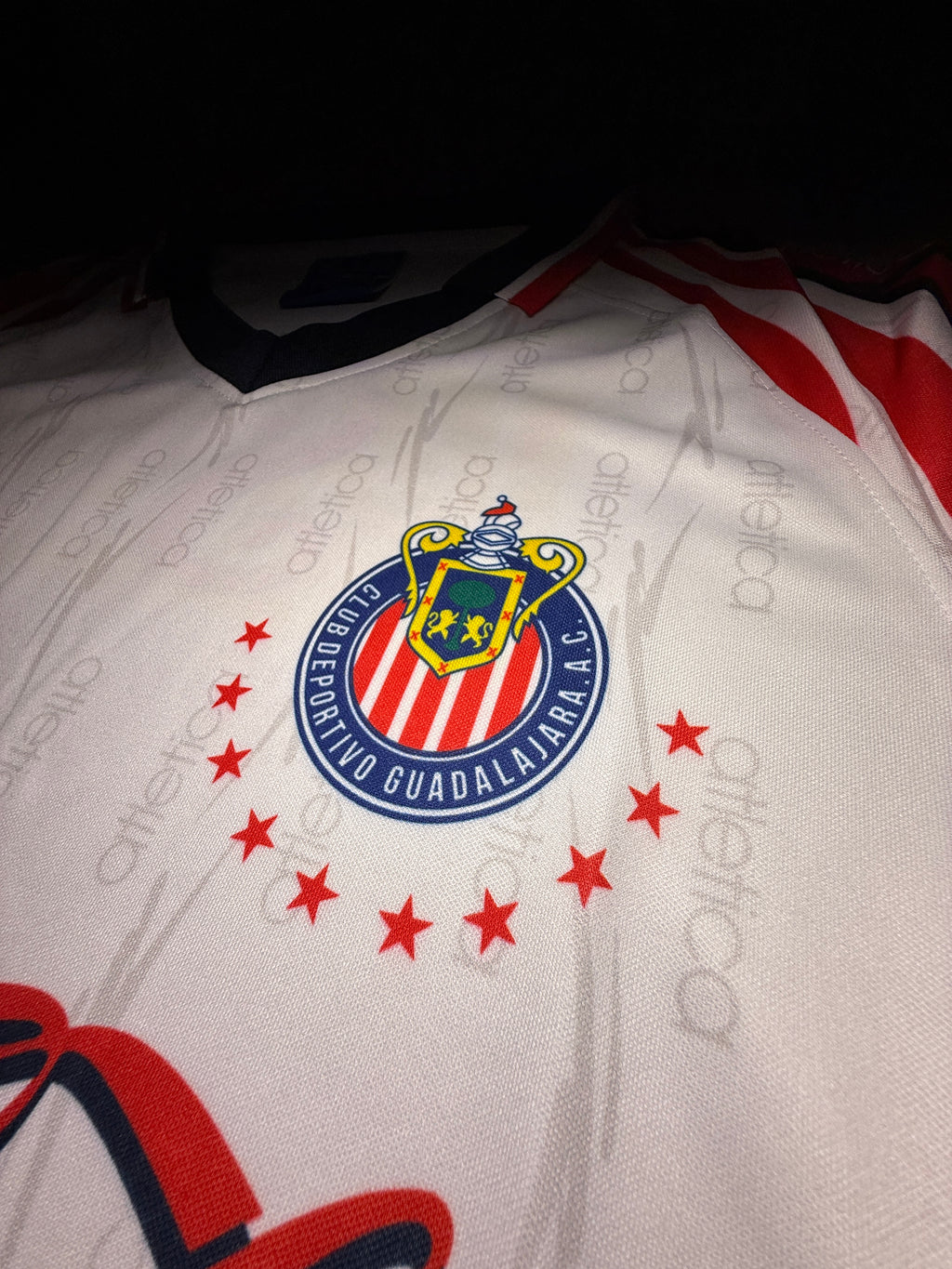Chivas Guadalajara Retro Atlética Coca-Cola Jersey – White