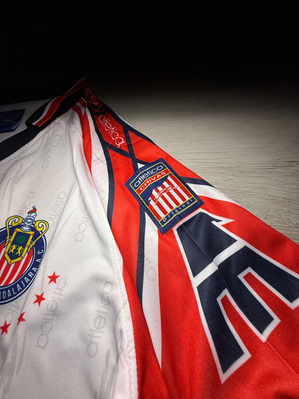 Chivas Guadalajara Retro Atlética Coca-Cola Jersey – White