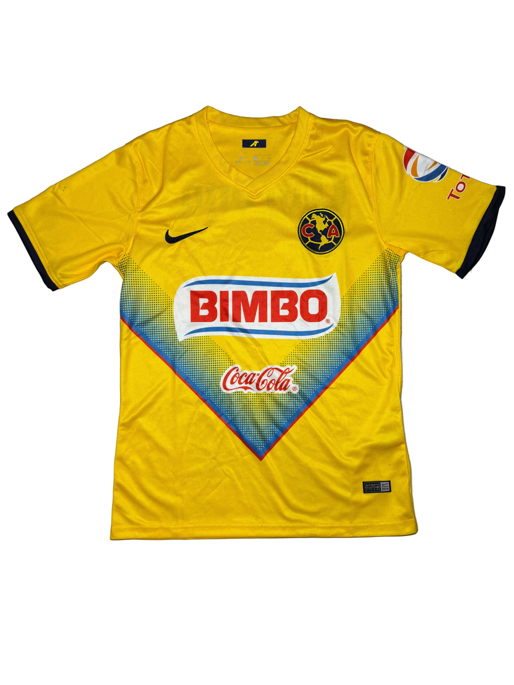 Club América Retro Yellow Nike Jersey – Bimbo & Coca-Cola Edition