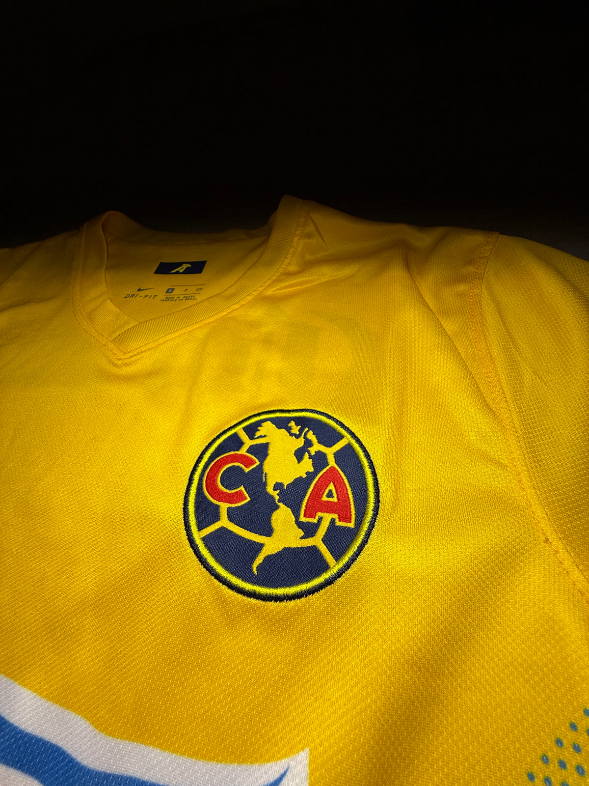 Club América Retro Yellow Nike Jersey – Bimbo & Coca-Cola Edition