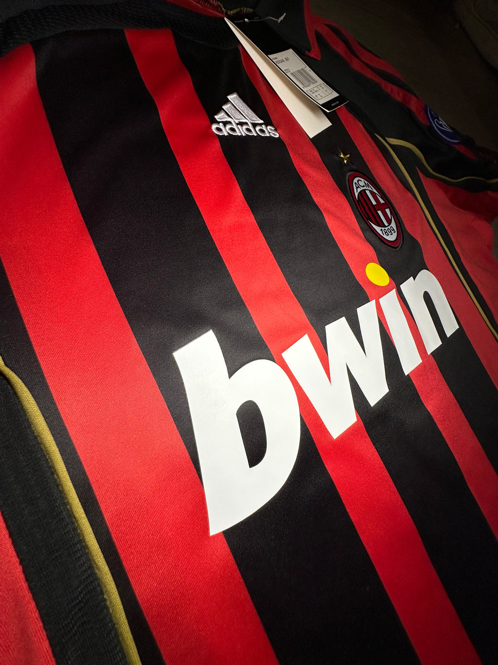AC Milan Kaká #22 2006/07 Champions League Home Jersey – Red & Black