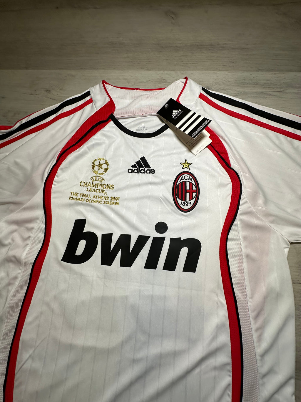 AC Milan Kaká #22 2007 Champions League Final Away Jersey – White