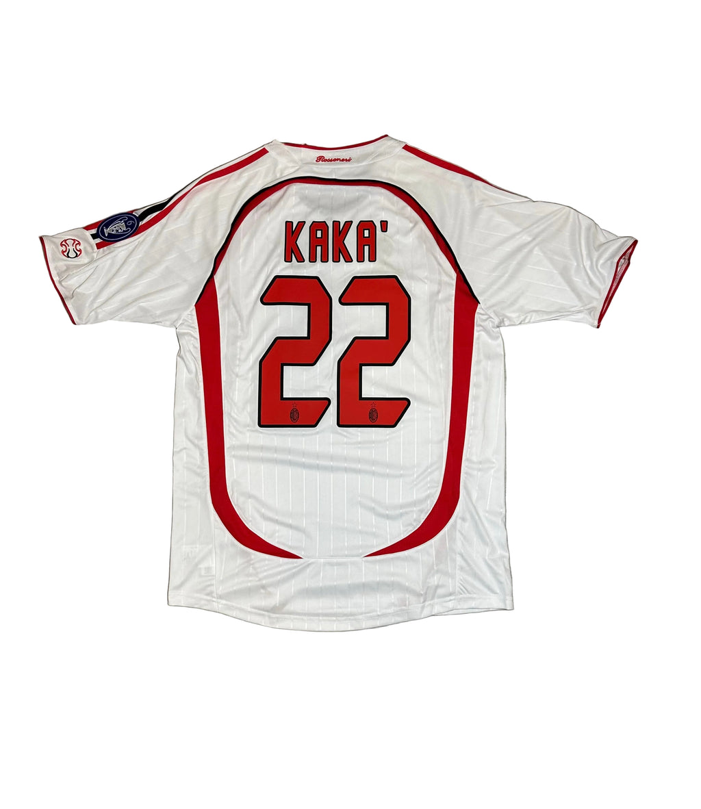 AC Milan Kaká #22 2007 Champions League Final Away Jersey – White