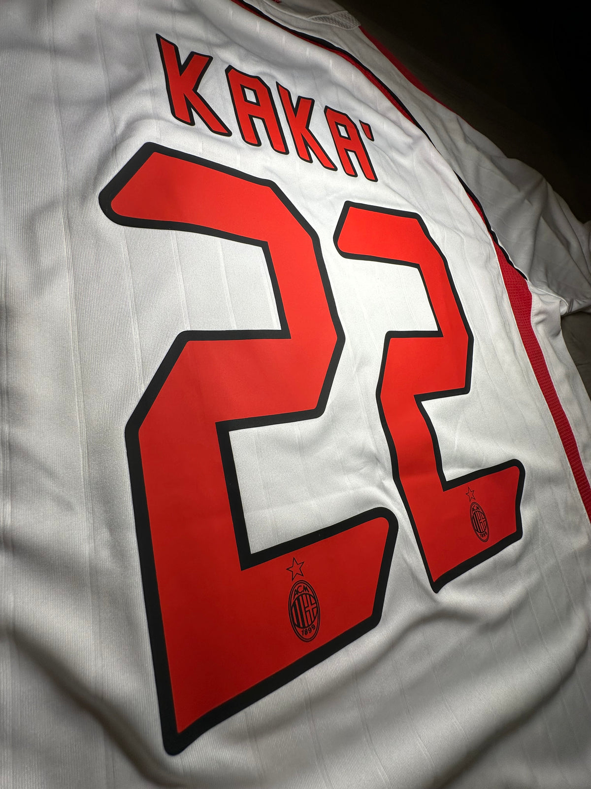 AC Milan Kaká #22 2007 Champions League Final Away Jersey – White