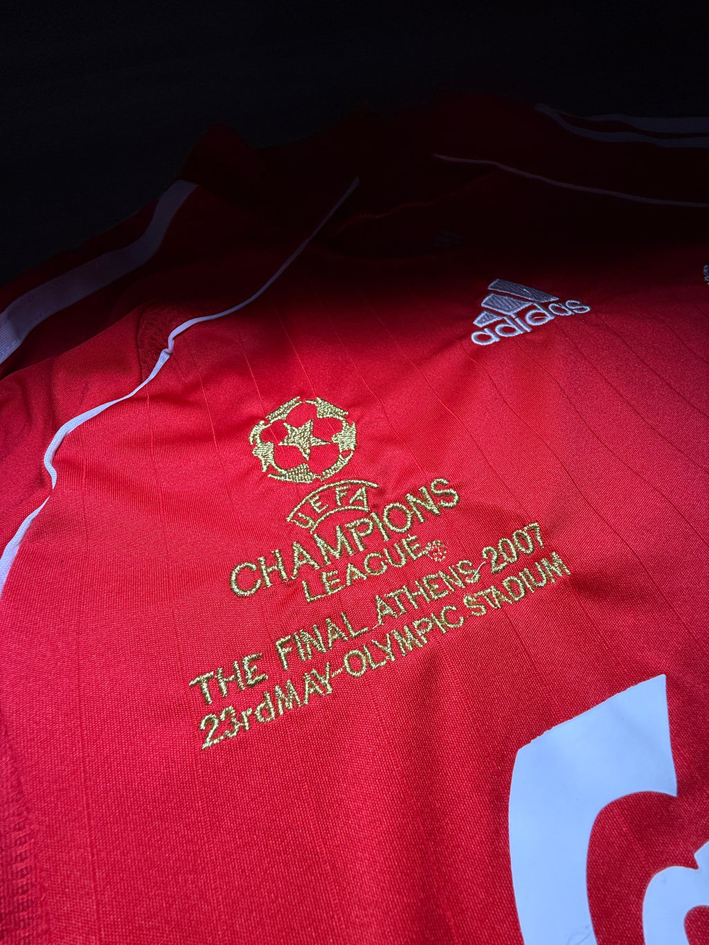 2007 Liverpool Fernando Torres #9 Champions League Final Retro Jersey – Red