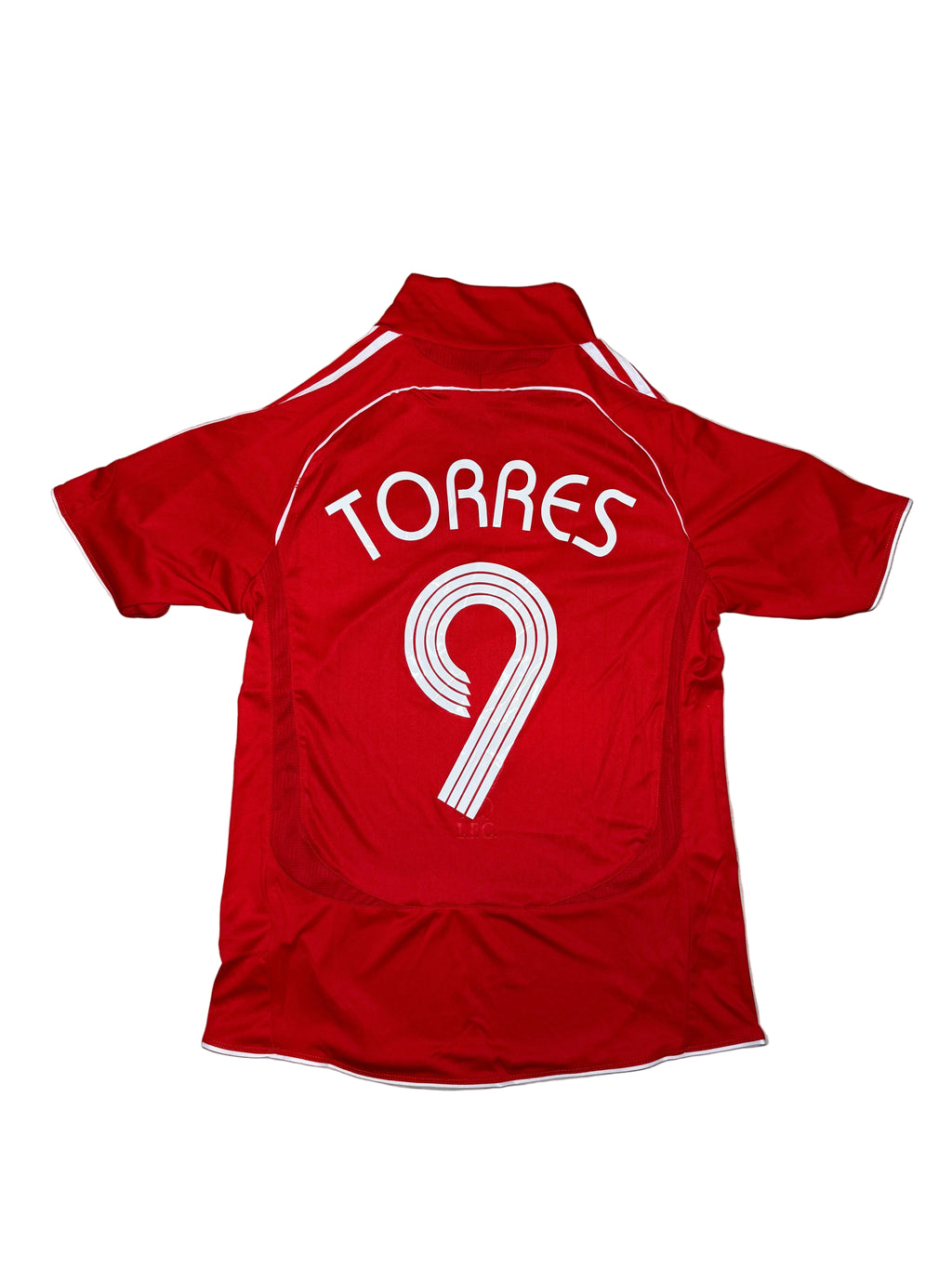 2007 Liverpool Fernando Torres #9 Champions League Final Retro Jersey – Red