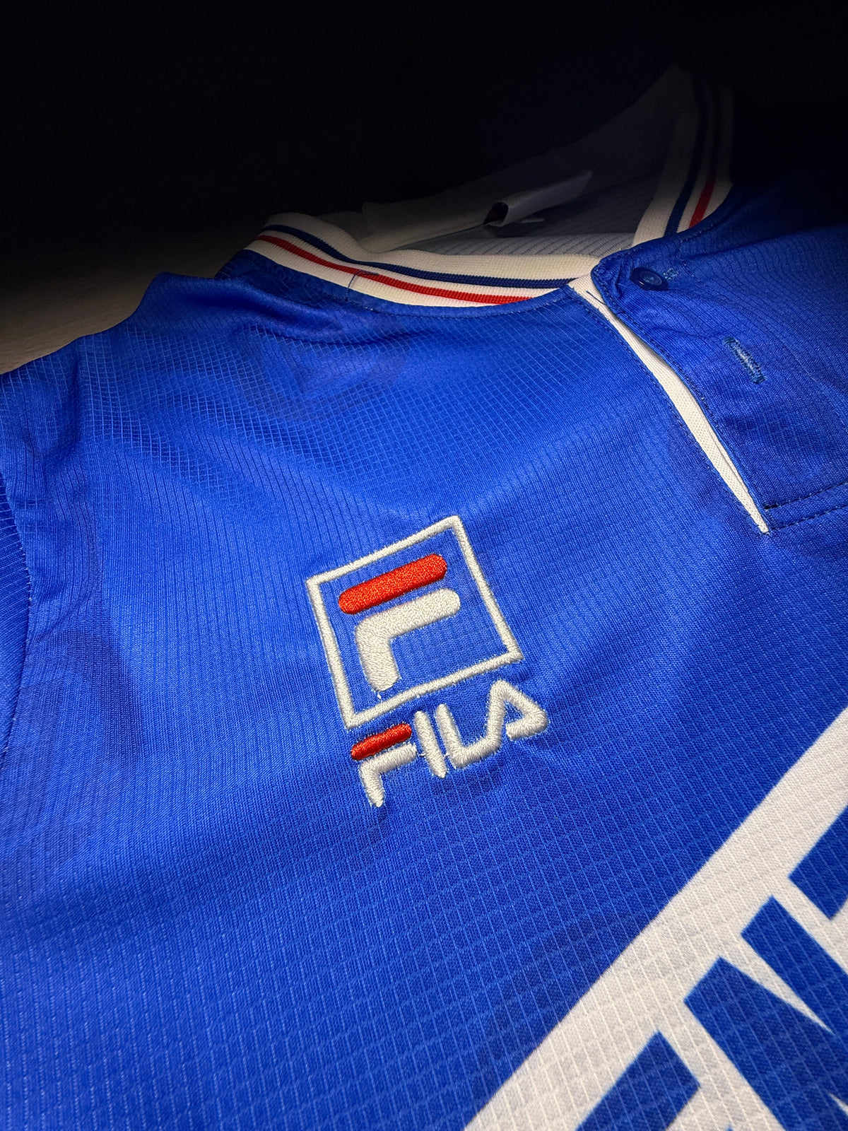 Cruz Azul Retro Fila Cemento Jersey – Blue