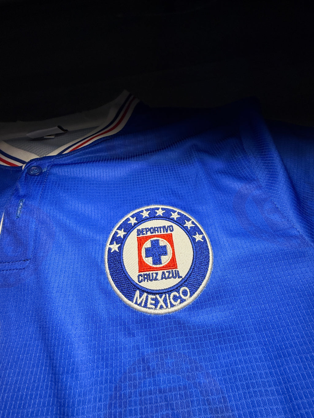 Cruz Azul Retro Fila Cemento Jersey – Blue