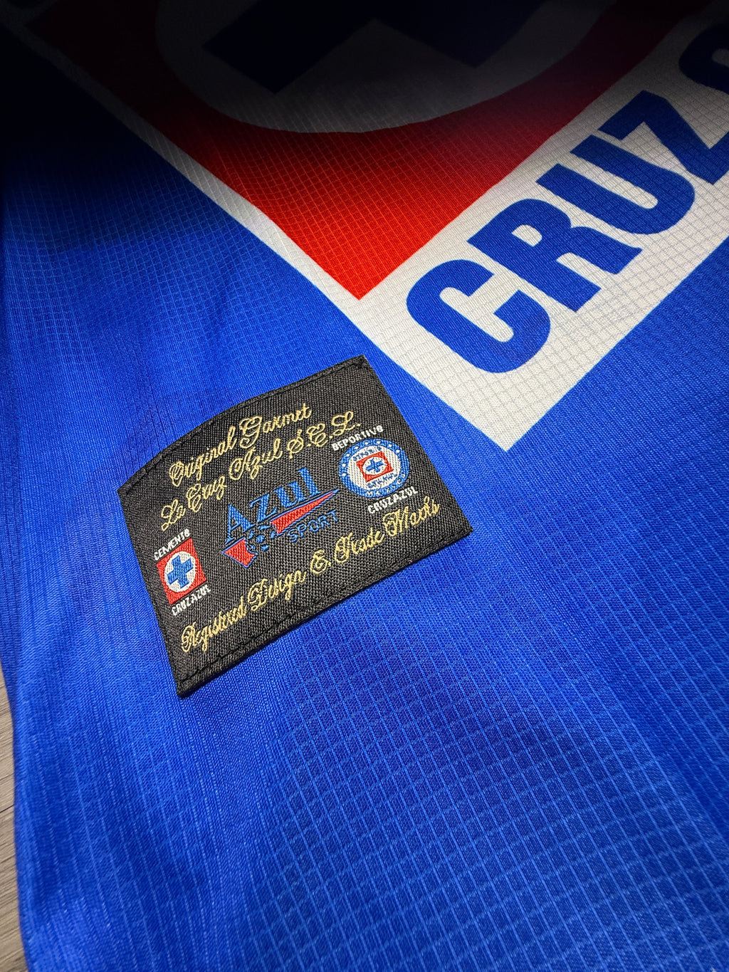 Cruz Azul Retro Fila Cemento Jersey – Blue