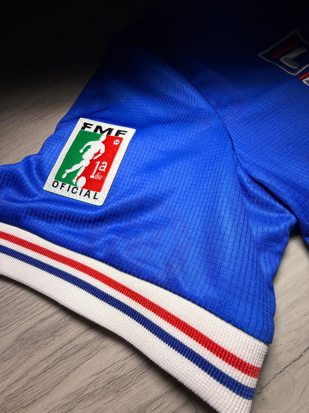 Cruz Azul Retro Fila Cemento Jersey – Blue