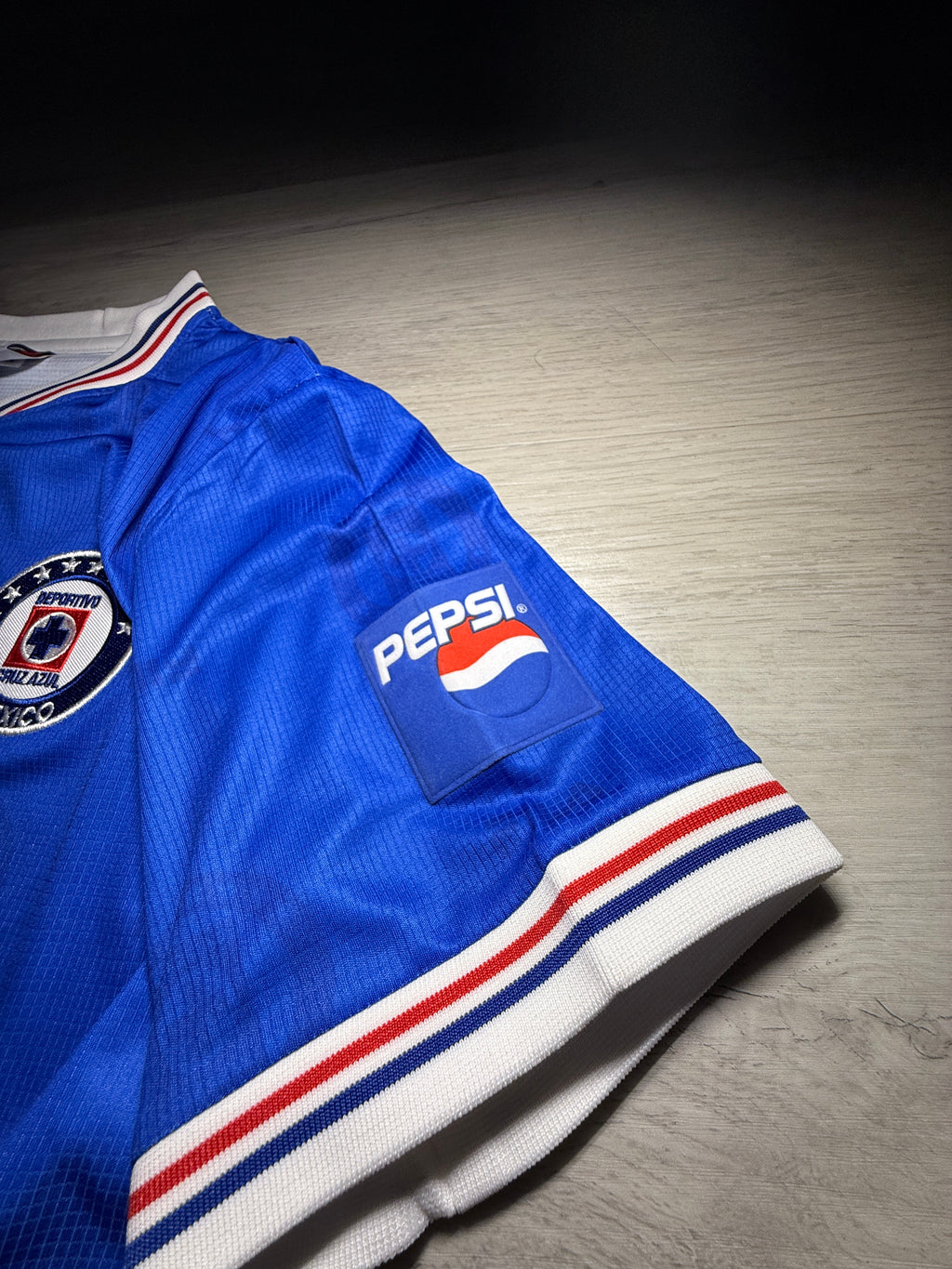 Cruz Azul Retro Fila Cemento Jersey – Blue