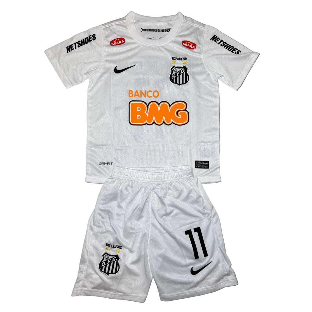 Santos FC Neymar Jr. #11 Home Jersey – Classic White Football Shirt | Retro Santos Kit